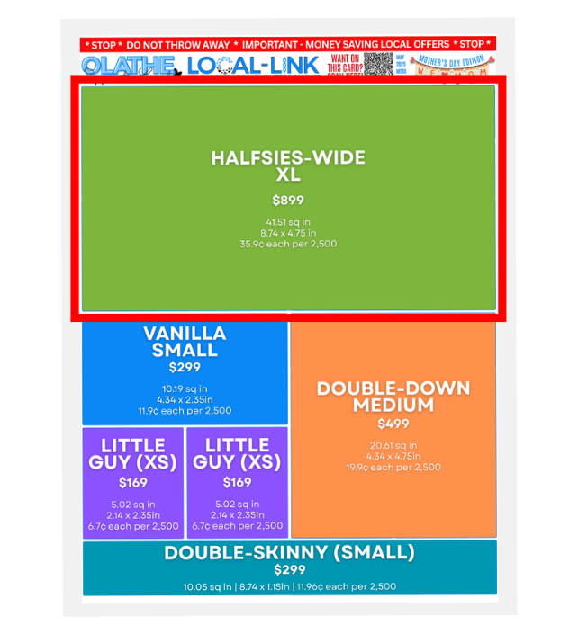 Skinny Ad Size Preview